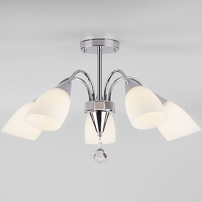 Люстра стельова Strotskis Ellene 5x40 Вт E27 хром 30149/5