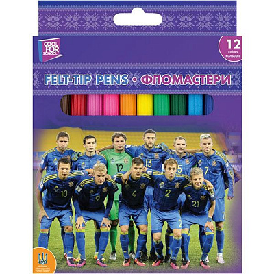 Фломастери Football FF01136 12 шт. Cool For School
