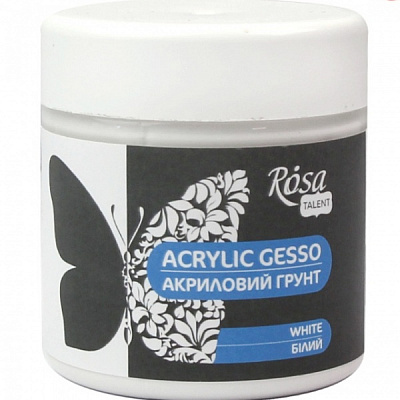 Ґрунт акриловий білий 150 мл Rosa Talent