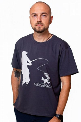 Футболка с коротким рукавом KOSTA 0204-4 р. 3XL (54) сіра р. XXXL серый 