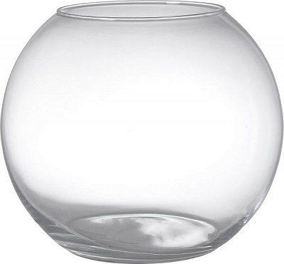 Ваза скляна прозора Акваріум 27х24 см Wrzesniak Glassworks