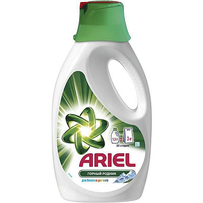 Гель для стирки Ariel Горный родник 1.3 л
