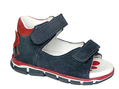 Босоножки для мальчиков RenBut кожаные на липучках р.25 темно-синий 11-1549^-0120-25 