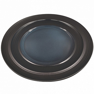 Тарелка подставная Krauff Lucerne Black&Blue 25,4 см 24-320-009