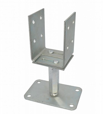 Опора колонны регулирующая U-образная 80-160, h 245-315 1 шт. 