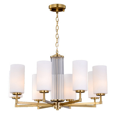 Люстра подвесная Victoria Lighting 8x40 Вт E27 золото Azalea/PL8 gold 