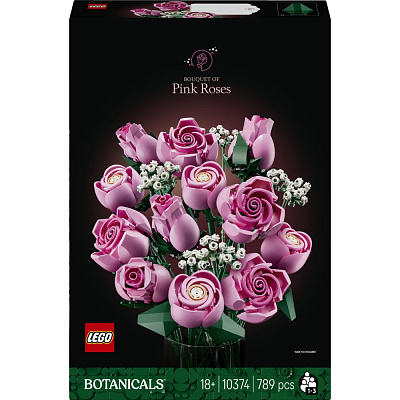 Конструктор LEGO Botanical Букет рожевих троянд 10374