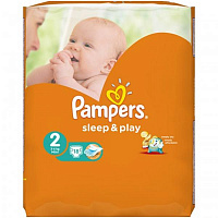 Подгузники Pampers Sleep & Play Mini 3-6 кг 18 шт
