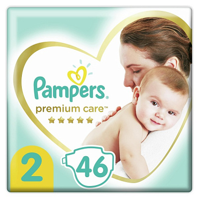 Подгузники Pampers Premium Care Размер 2 (4-8 кг)