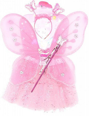 Костюм дитячий карнавальний рожевий 513559