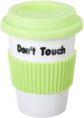 Чашка з силіконовою кришкою Green 290 мл