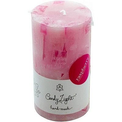 Арома-свеча Цилиндр C-07 малина 130 мм