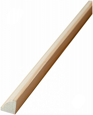 Уголок радиальный ЛІСБУДІНВЕСТ потолочный 20х20х2500 мм сосна