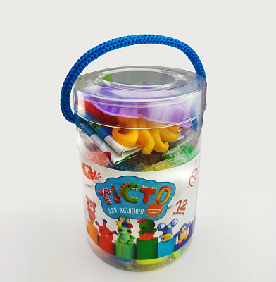 Набір тіста для ліплення ART Nota Bene 12 кольорів тубус