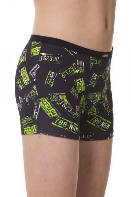 Трусы-шорты для мальчиков KOSTA 0073-6 р.110-116 черный 