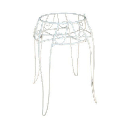 Підставка під вазон Італія 40 круглий білий (4032020/8032220)