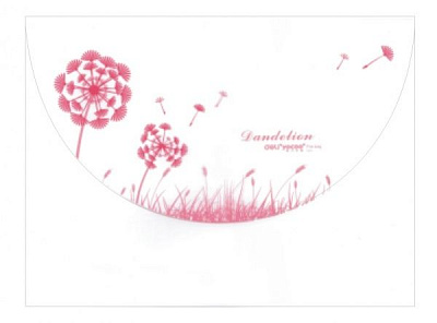 Папка-конверт на липучці 5632 біла А4 з малюнком 