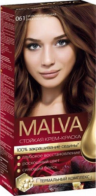Malva Hair Color №061 молочный шоколад