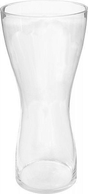 Ваза скляна пісочний годинник h400 d190(150) Теамо