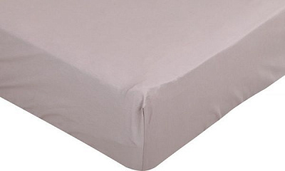 Простирадло на резинці Solid 160x200+30 см світло-пісочний La Nuit