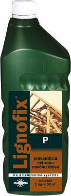 Биозащита Lignofix P концентрат коричневый Коричневый 1 кг