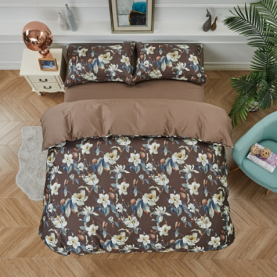 Комплект постільної білизни Lesina сімейний різнокольоровий La Nuit