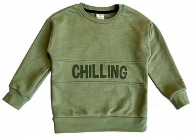 Реглан для мальчика Роза р.134 хаки 221105 