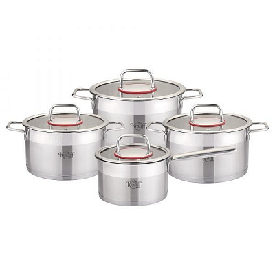 Набір каструль Moxie 8 предметів 26-295-002 Krauff