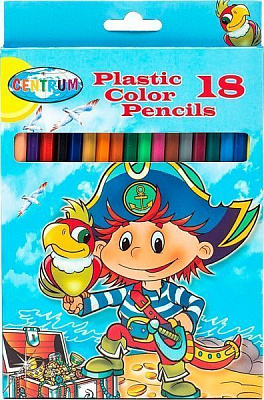 Карандаши цветные Pirate 85399 18 шт. Centrum
