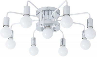 Люстра потолочная Arte Lamp Gelo A6001PL-9WH 9x40 Вт E27 белый 