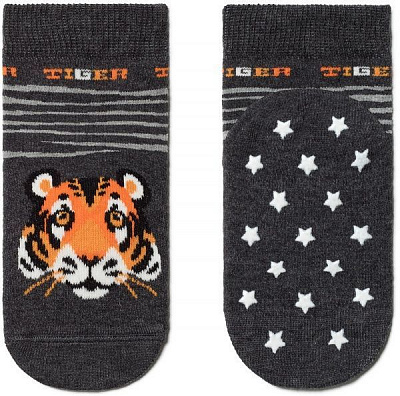 Носки детские Conte-Kids Tip-Top (антискользящие) 7С-54СП 474 р.12 темно-серый 