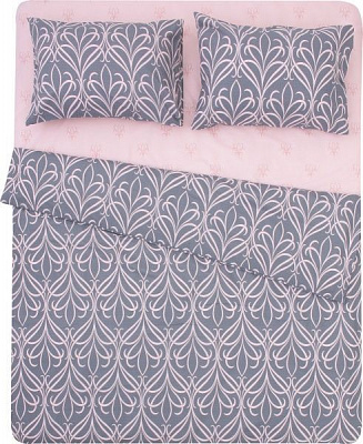 Комплект постільної білизни Limoges 2 сіро-рожевий UP! (Underprice)