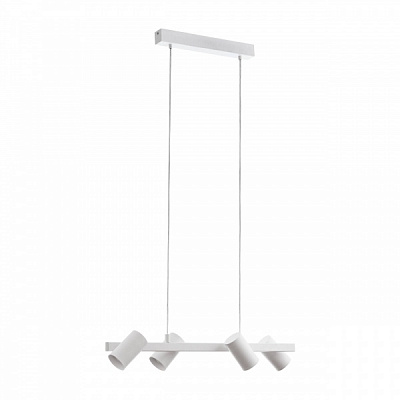 Світильник підвісний Eglo Гатуела 4x25 Вт E14 білий/нікель 98686