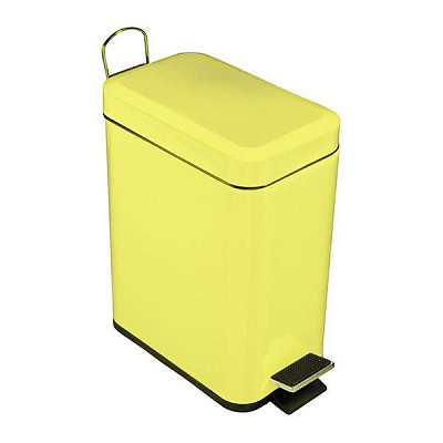 Ведро для мусора Trento В0040D 5 л желтое