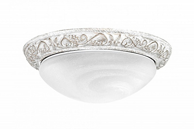 Світильник стельовий NNB Korfu 2x60 Вт E27 античне срібло 53558-2