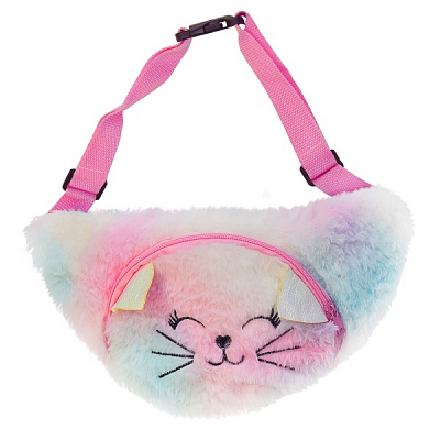 Сумочка плюшева бананка Кішечка різнокольоровий 44515