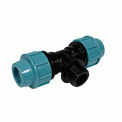 Тройник Unidelta ПЭ-ст 20х1/2 ЗP PN 16