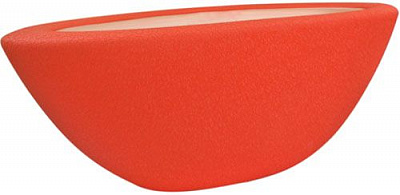Кашпо керамическое Ориана-Запорожкерамика Ладья шелк красный овальный 9л шелк красный 