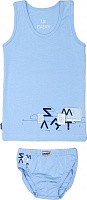 Комплект белья для мальчиков Габби р.122 голубой 11076 
