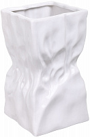 Ваза керамічна біла Squeezed 13х23 см