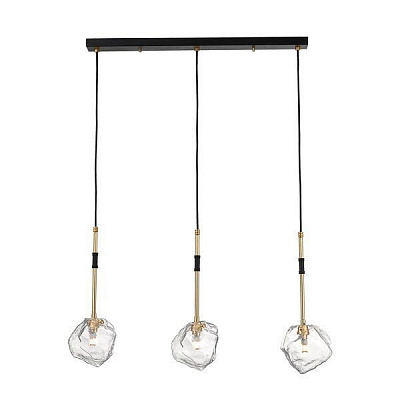 Світильник підвісний Zuma Line Rock 3x28 Вт G9 чорний