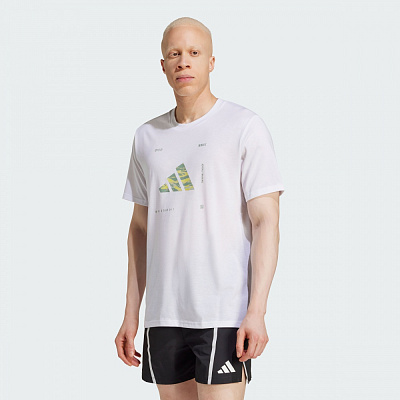 Футболка Adidas M BOX LOGO G T JD8232 р.L белый