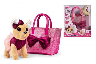 Игровой набор Simba Chi Chi Love Чихуахуа Fashion Bow с сумочкой 20 см 5893439