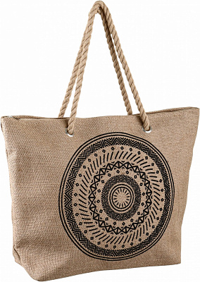 Сумка пляжна Luna 48x34x14 см бежевий Boho