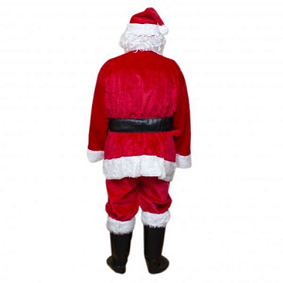 Костюм карнавальний Санта для дорослого, плюш