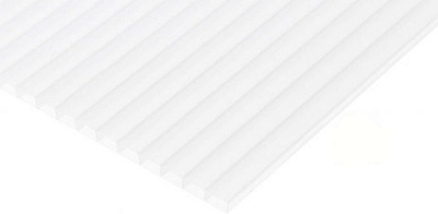Полікарбонат стільниковий 6 мм 1050x2000 мм прозорий