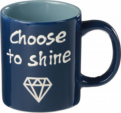 Чашка Feeling 330 мл синя