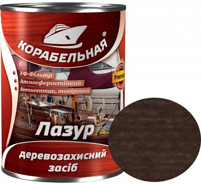 Лазур КОРАБЕЛЬНАЯ з УФ-фільтром палісандр глянець 0,75 л