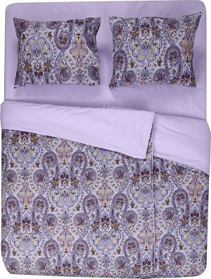 Комплект постільної білизни Східна казка сімейний різнокольоровий