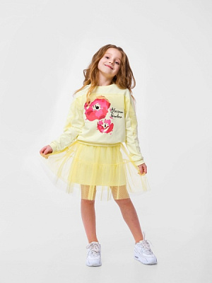 Юбка Smil 120303 4824039206099 р.140 светлый лимон 